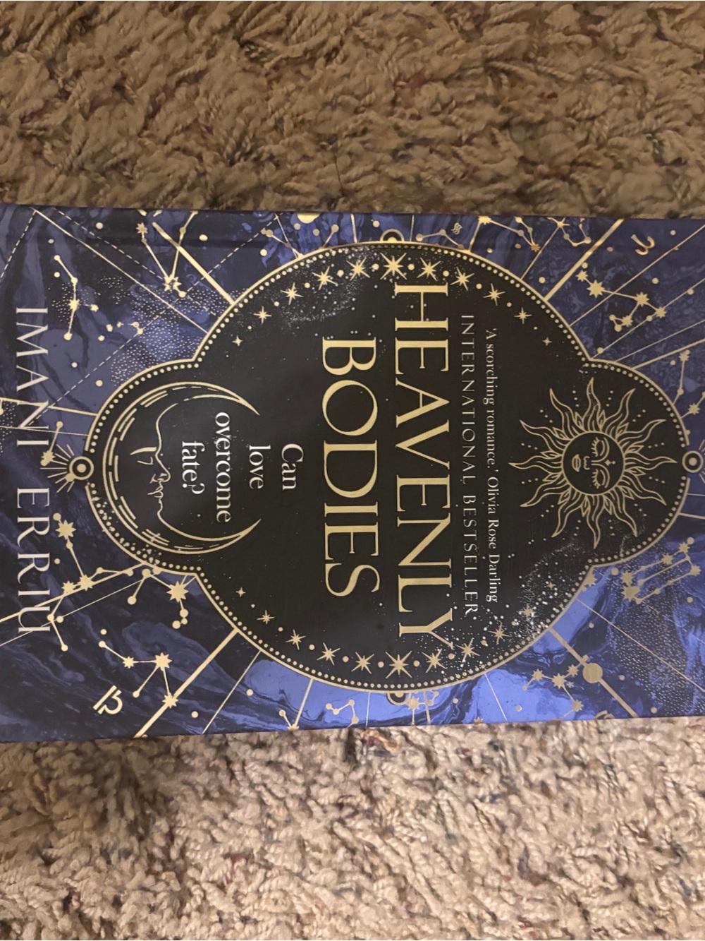 Heavenly Bodies by Imanterru - Midnight Blue & Gold Hardcover